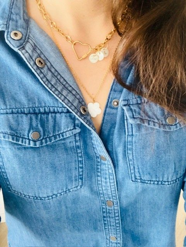 Collier Femme « Jeanne » 1 lettre