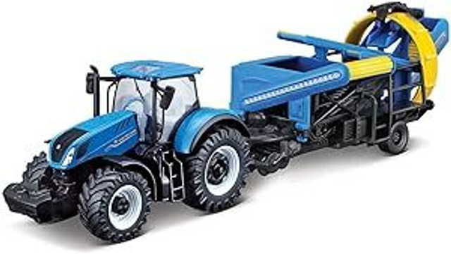 18-31678 Bburago - Tracteur New Holland T7.315 HD avec cultivateur