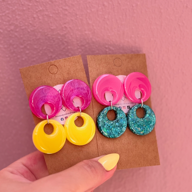 Brincos modernos chic 