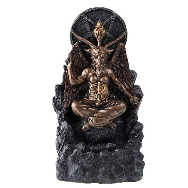 Nemesis Now Baphomet Backflow Incense Burner 24cm Bronze