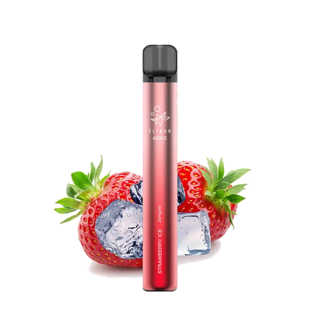 Elf Bar 600 V2 - NS20mg - Strawberry Ice