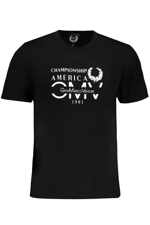 GIAN MARCO VENTURI T-SHIRT MANICHE CORTE UOMO NERO