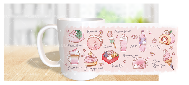 CupBunCcino mug Sakura version