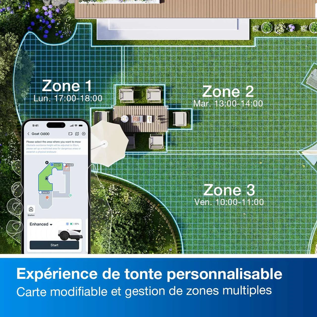 Ecovacs robot de tonte GOAT O800 RTK