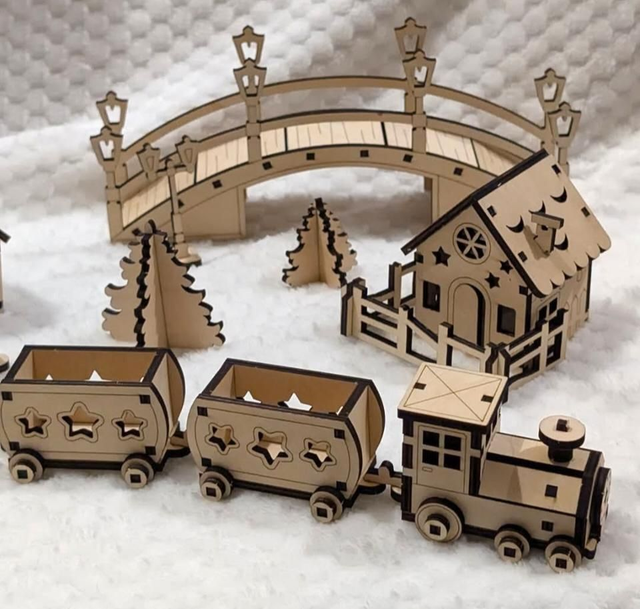 Village de Noël en kit