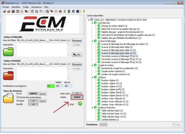 ECM Titanium Reprog / 1.61 43000 Driver