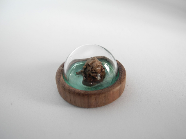 Snow monkey in a hot spring - miniature pendant for Japan enthusiasts