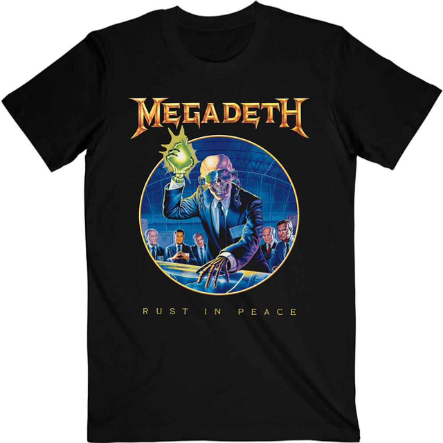 MEGADETH UNISEX T-SHIRT: RUST IN PEACE ANNIVERSARY