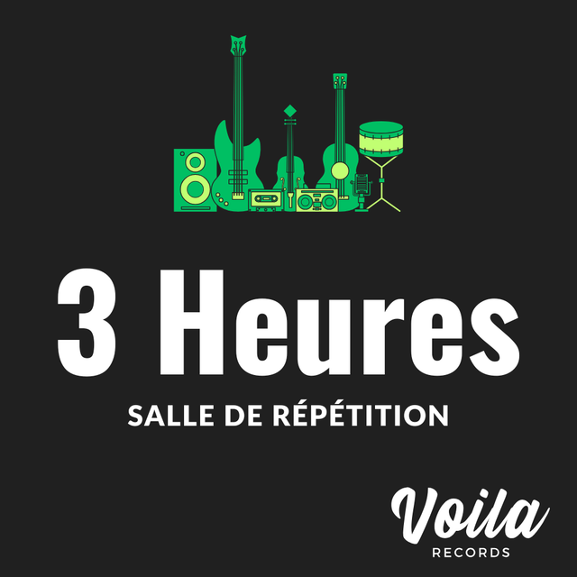 Salle de répétition - 3h