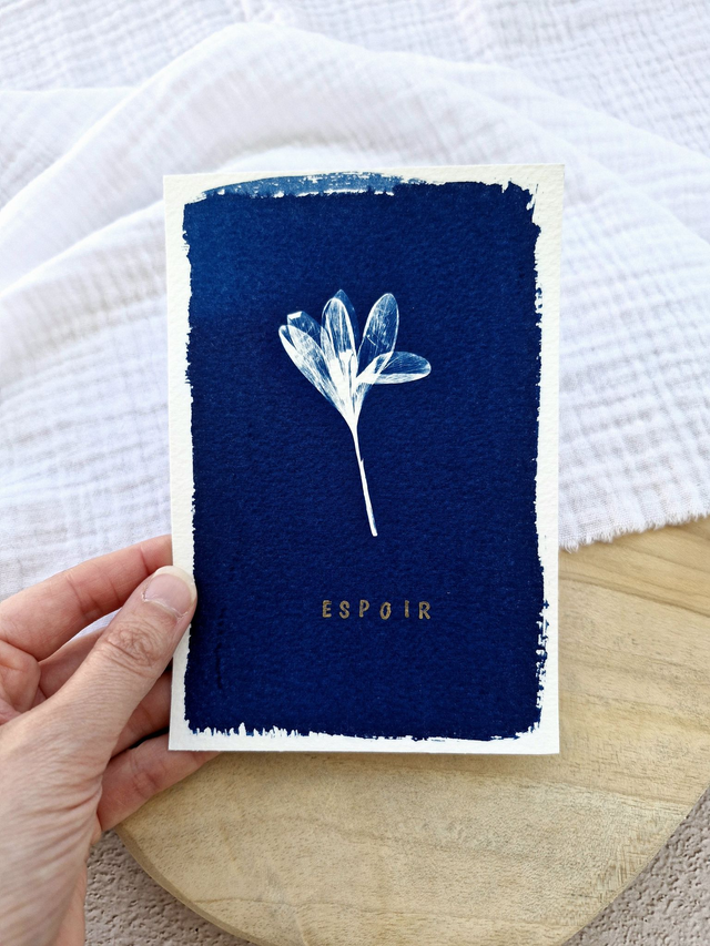 Mini CyanÔ - Carte - Crocus "Espoir" #2