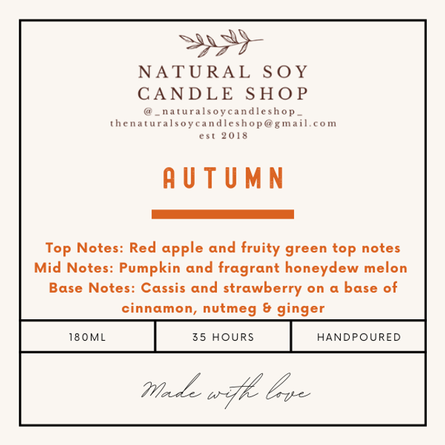 Autumn Soy Candle