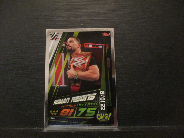 Roman Reigns - OMG! Moments Slam Attax Universe Original Trading Card #282