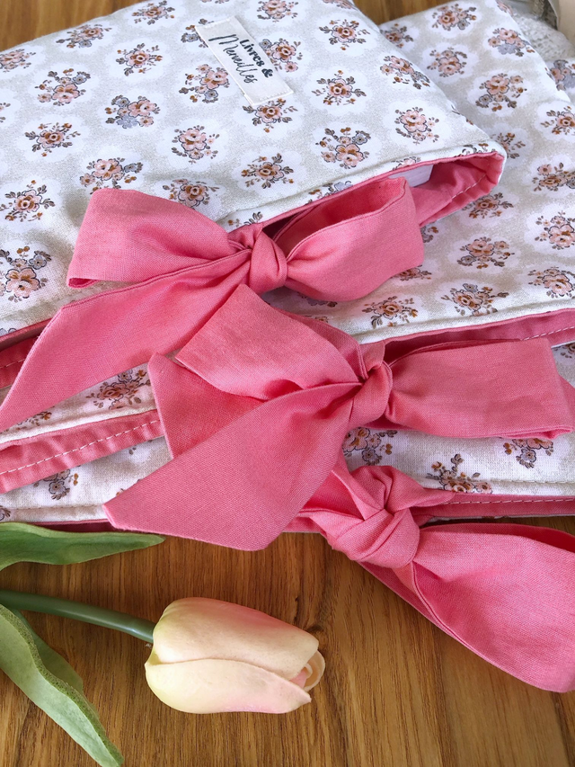 Pochette à livres en coton fleuri - Bolton gardens