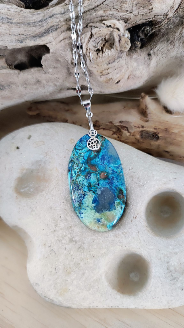 Pendentif Chrysocolle