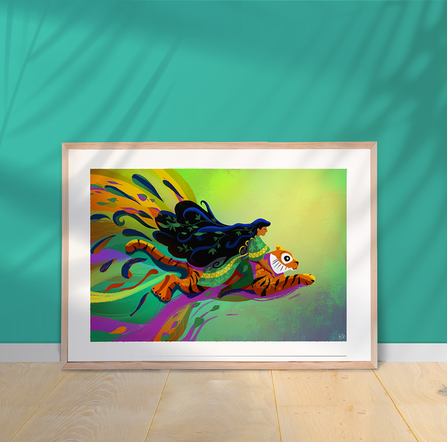 Print Déesse de la Jungle 