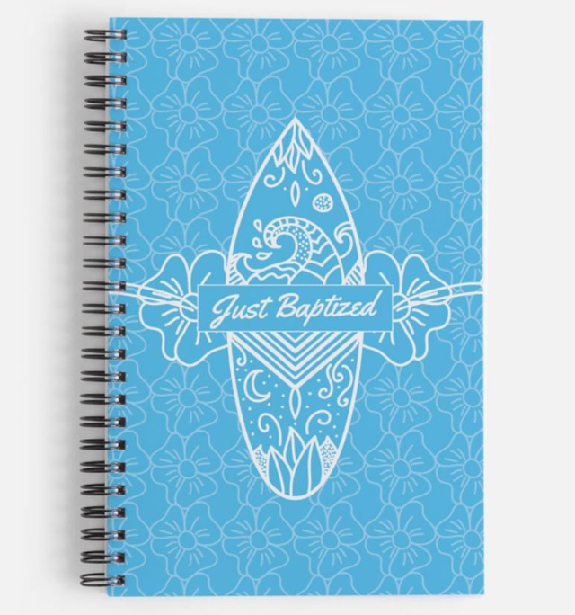 Design "Just Baptized" Carnet F