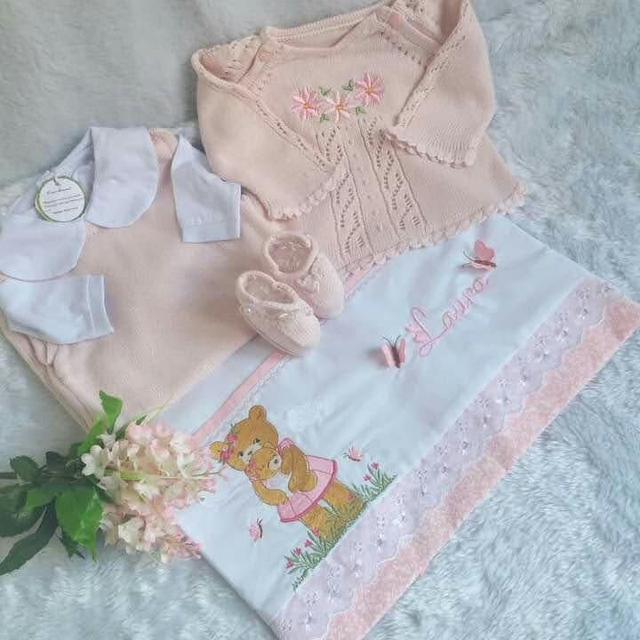 Saída maternidade ursinha