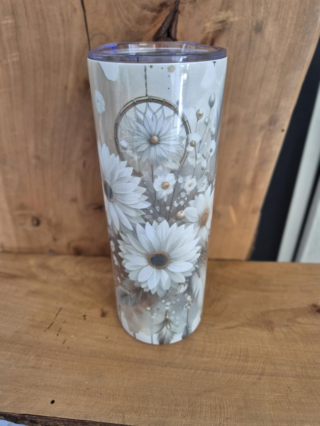 Tumbler attrapé rêve et plumes