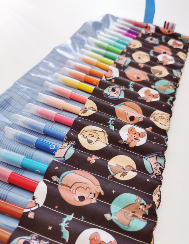 Trousse à enrouler Scooby-Doo 