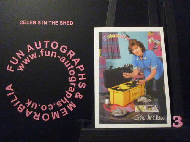 Juliet Cadzow (Signed As Edie McCredie) Authentic Autographed 6x4 Cast Card (3)