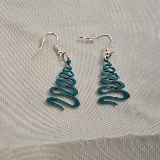 Boucles d'oreilles Sapin Stylisé 
