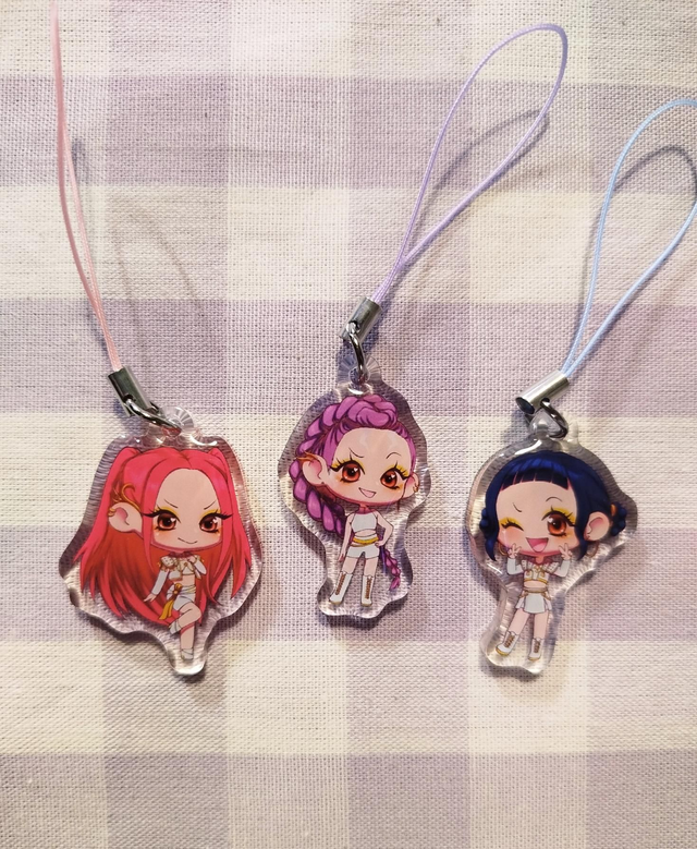 Porte clé Huntrix KPOP Demon Hunters