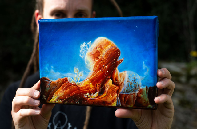 Synesthésie 1 - Avant le langage - Peinture Originale 