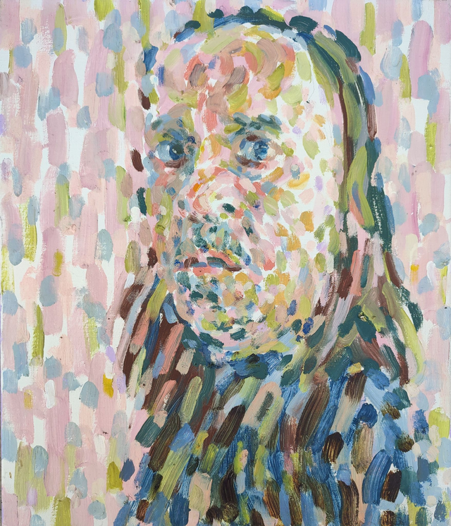 Jak z bicza strzelił, 65x55 olej płótno 2014-17