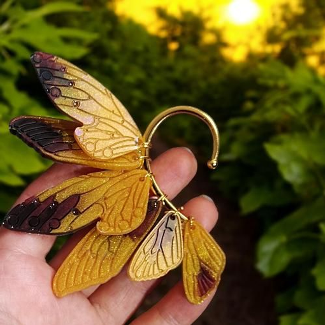 Korvakäädyt pari / Ear cuffs pair