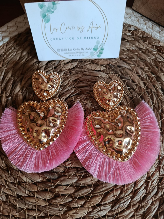 BO BIG BOHEME COEUR GOLD MARTELES/ ROSE FLASHY 0001276