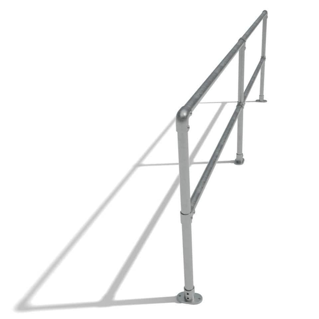 Galvanised Steel Handrail - charged per metre  