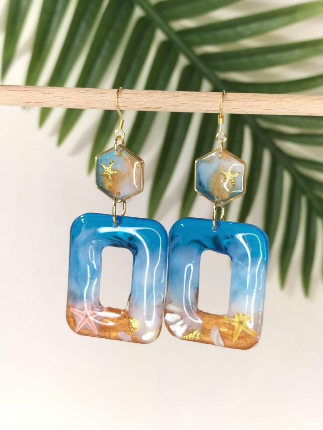 Boucles géométriques "fonds marins"