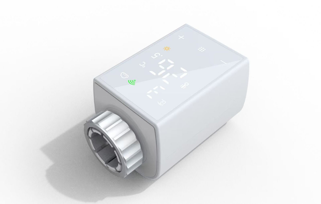 Tuya Wifi Radiator Termostat for Google Home Control installeret