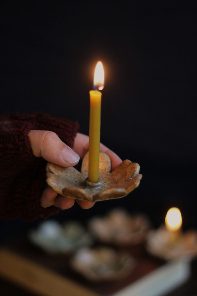 Coffret RITUEL - Bougeoir & bougies