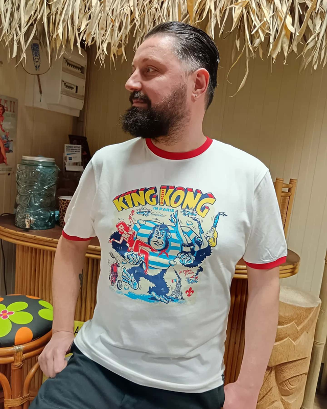 T-shirt " King Kong in paris"