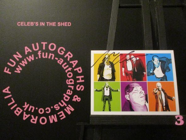 Nick Onsloe Authentic Autographed 6x4.5 Pop Art Limited Edition (3)