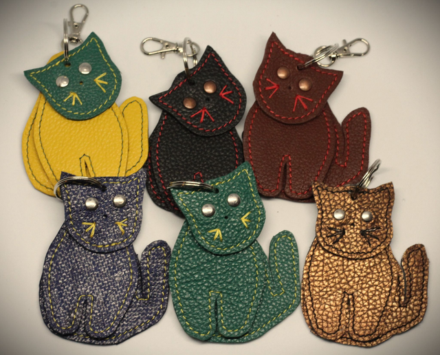 PORTE-CLEFS CHAT articulé