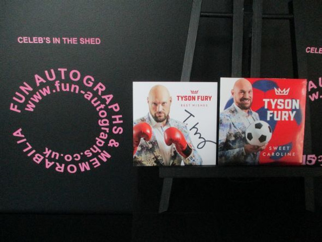 Tyson Fury - 'Sweet Caroline' Single + Authentic Autographed Single Insert Card (15)