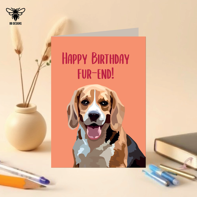 Beagle - Birthday Card