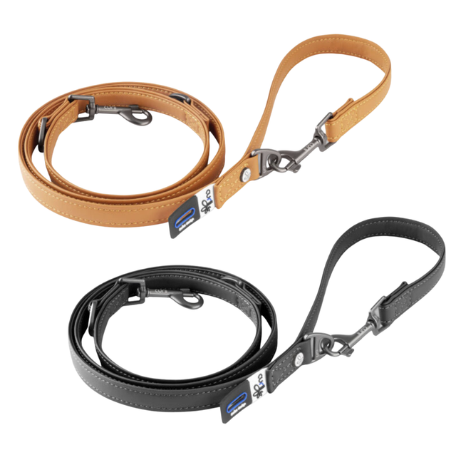 Führleine aus Apfelleder, vegan, von Curli