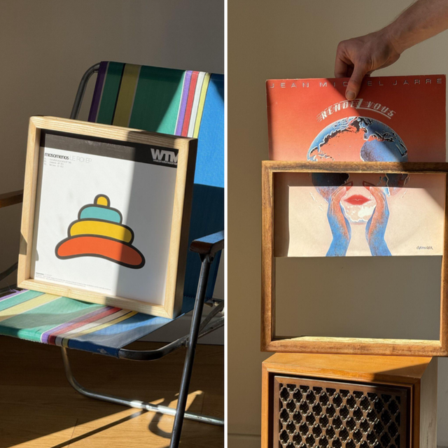 Cadre porte-vinyle / forme libre