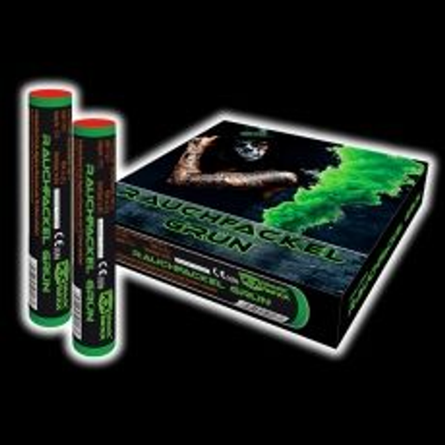 Rauchfackel Grün, 5er Pack / KAT T1