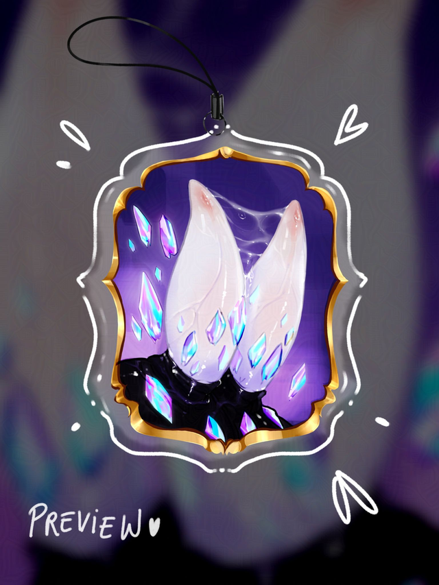 R18 Crystal - Phone Charm