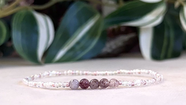 Bracelet | Quartz Fraise - Éléments 3