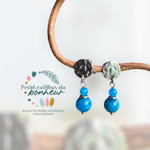 Boucles Apatite bleue – Communication &amp; Motivation 