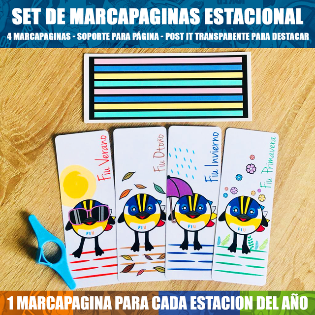 Marcapaginas estacional Fiu