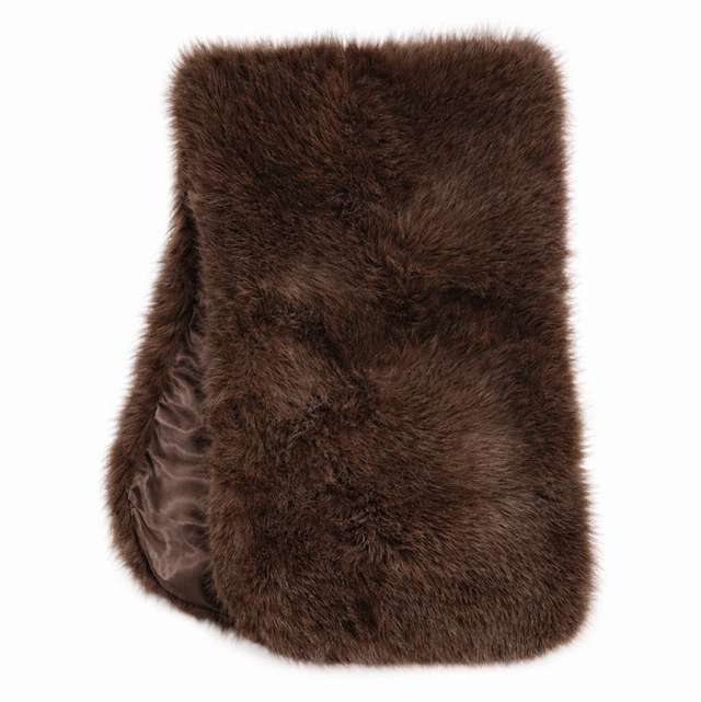 Estola color marrón chocolate 