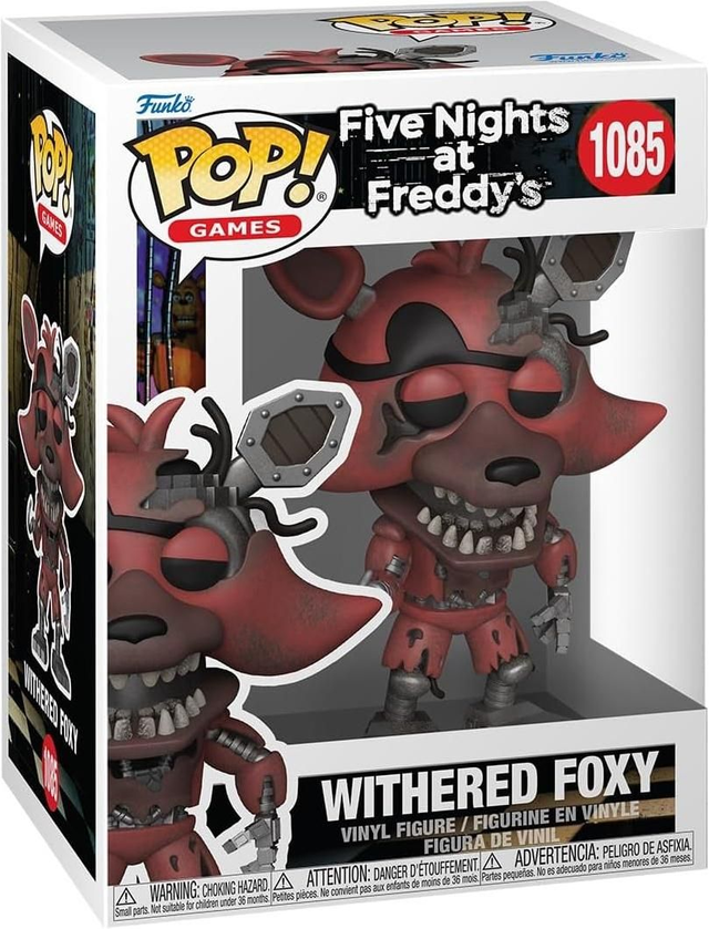 Withered Foxy Five night's at Freddy's 1085
