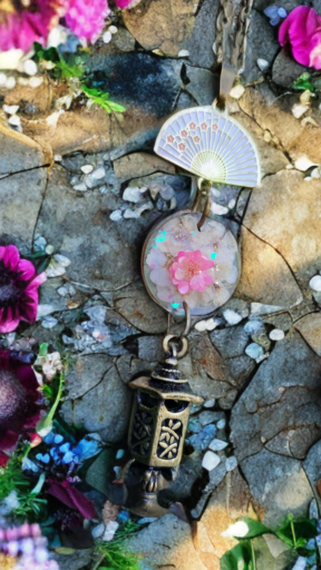 Collier Sautoir 'Sakura'