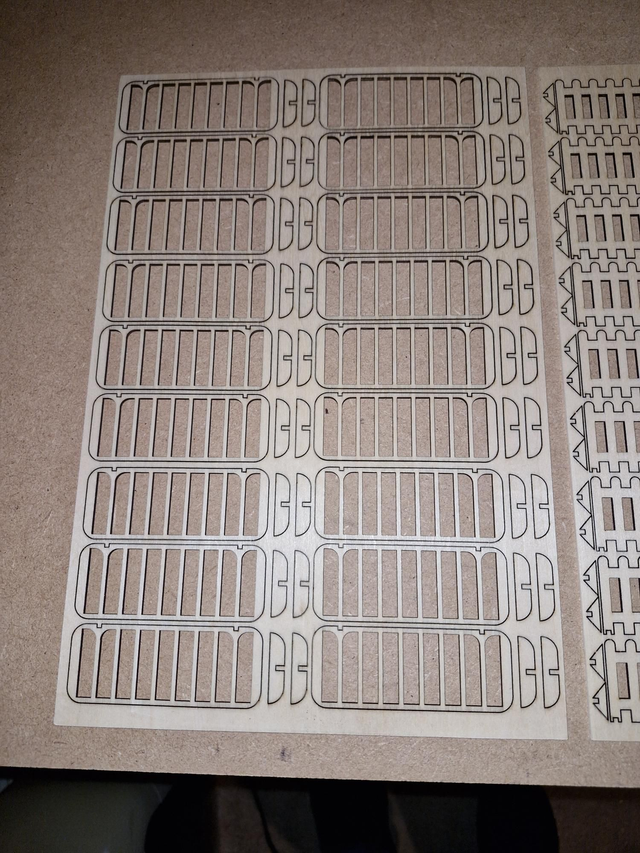 Herras style Barriers. X18pcs(wood)